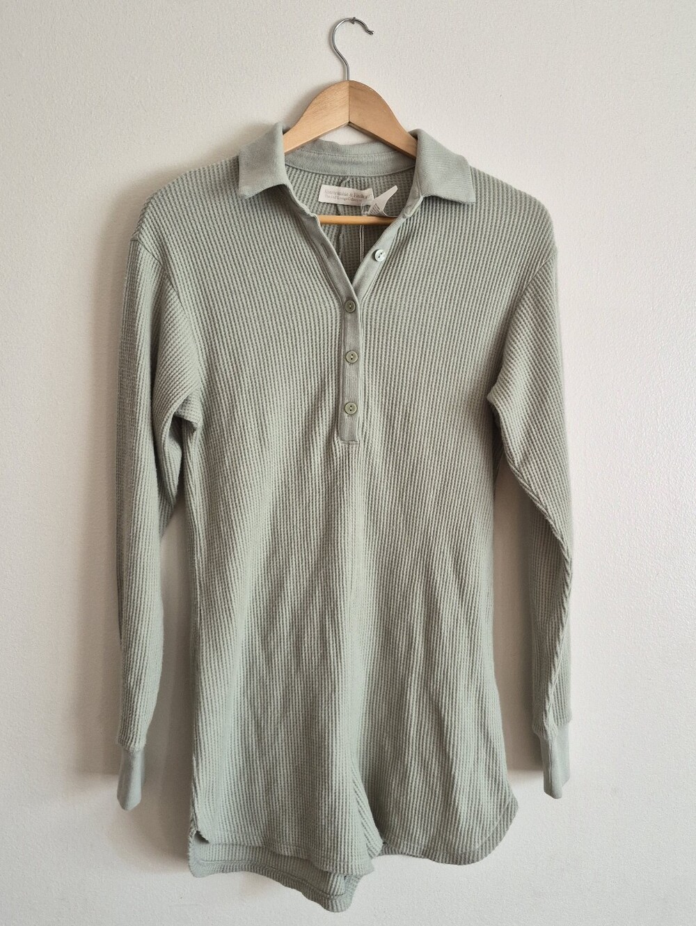 Abercrombie & Fitch Lounge Collection Long Sleeve Waffle Romper XXS Tall